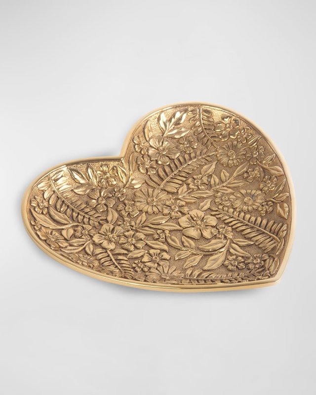Floral Heart Composition Trinket Tray
